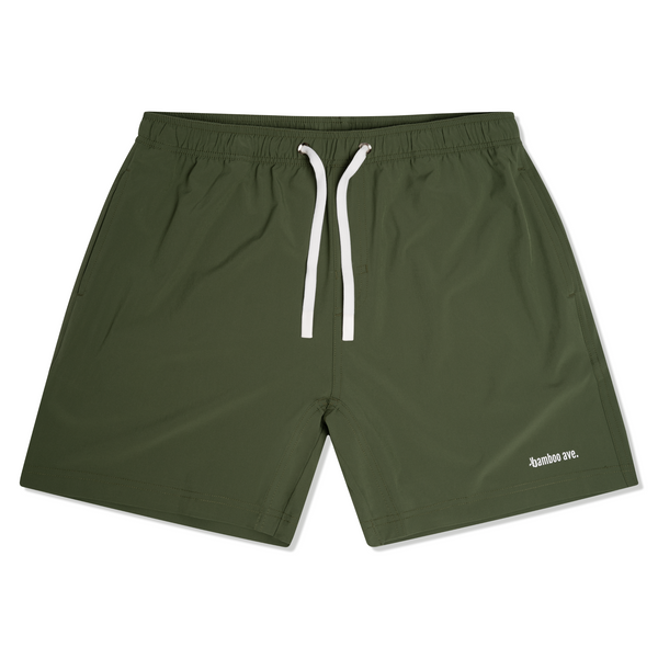 5 Green Shorts for Men | Light Weight | for Gym, Home & Adventures | Bamboo Ave, XL / No Liner
