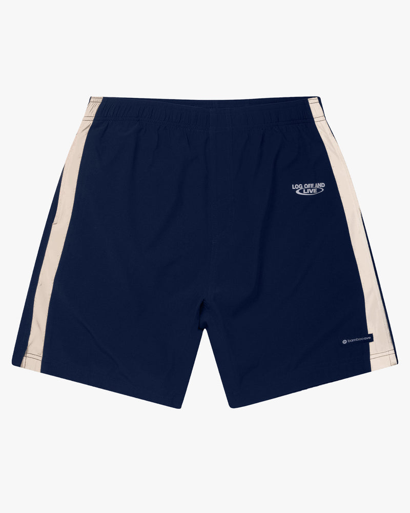 Log Off & Live 7" Navy