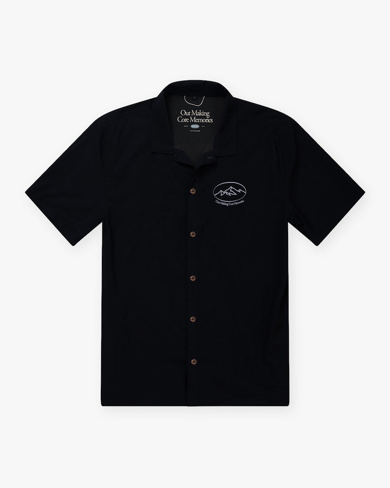 Slow Livin' Button Up - Black