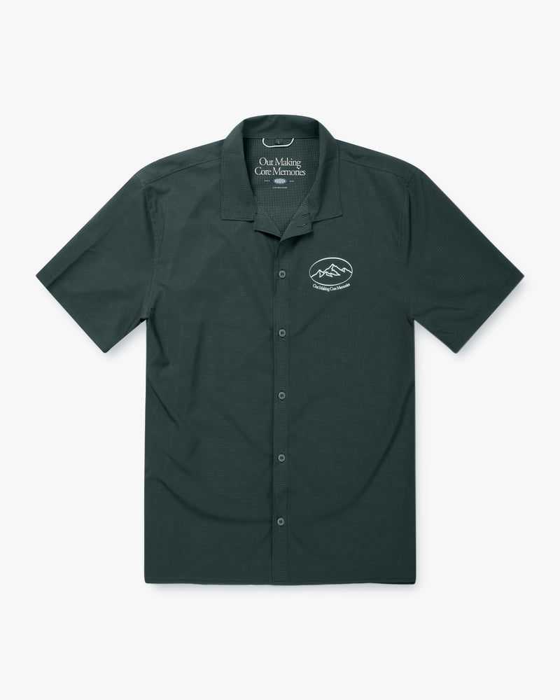 Slow Livin' Button Up - Green