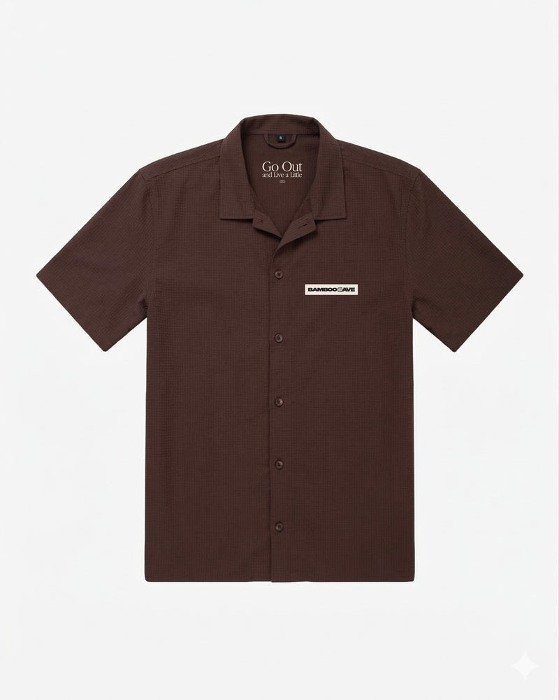 Slow Livin' Button Up - Brown