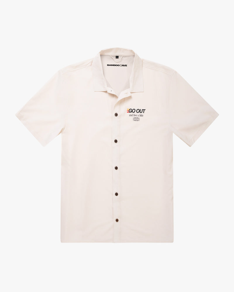 Slow Livin' Button Up - Cream