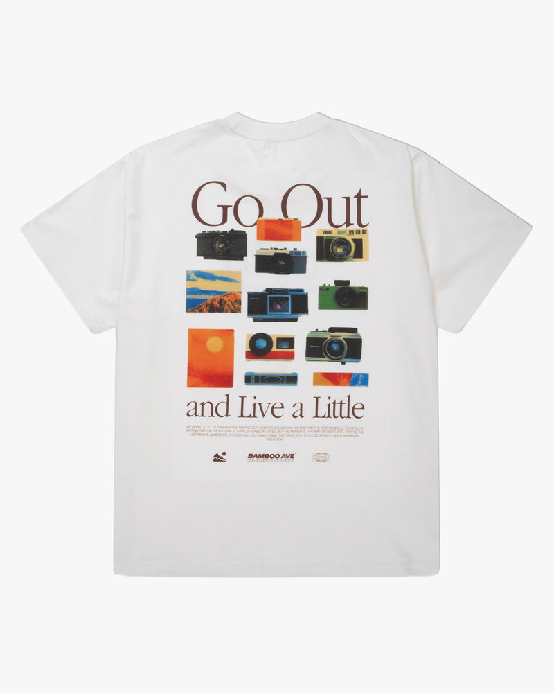 Go Out Graphic Tee - White