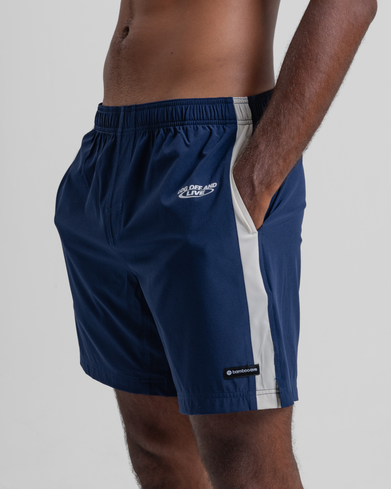 Log Off & Live 7" Navy