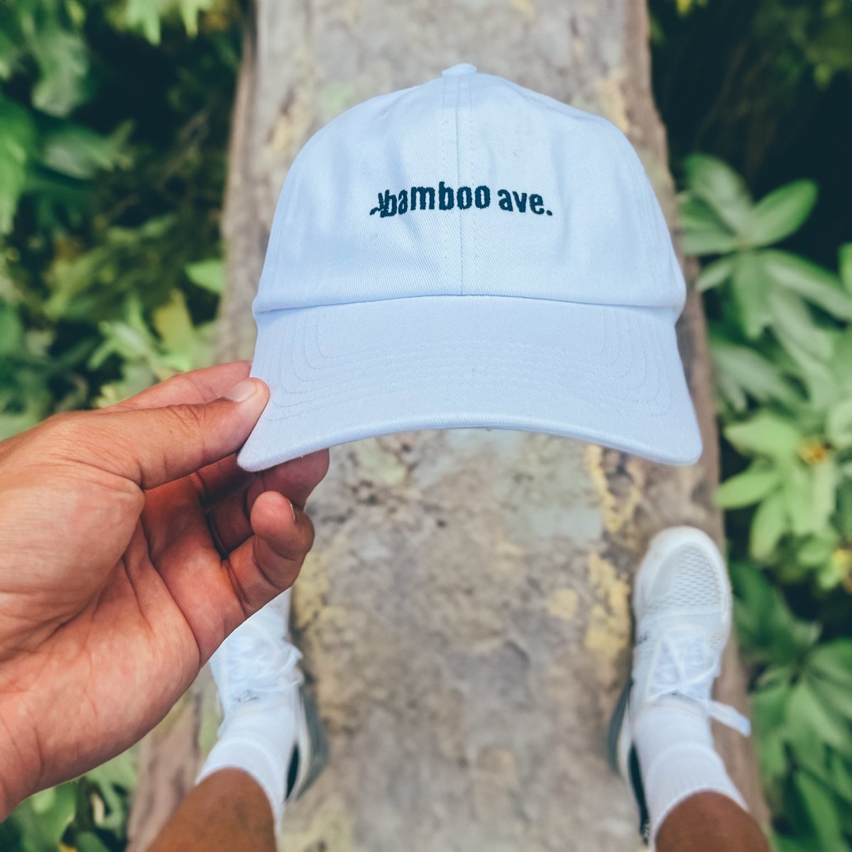 Bamboo Ave Cap - White - Bamboo Ave. -