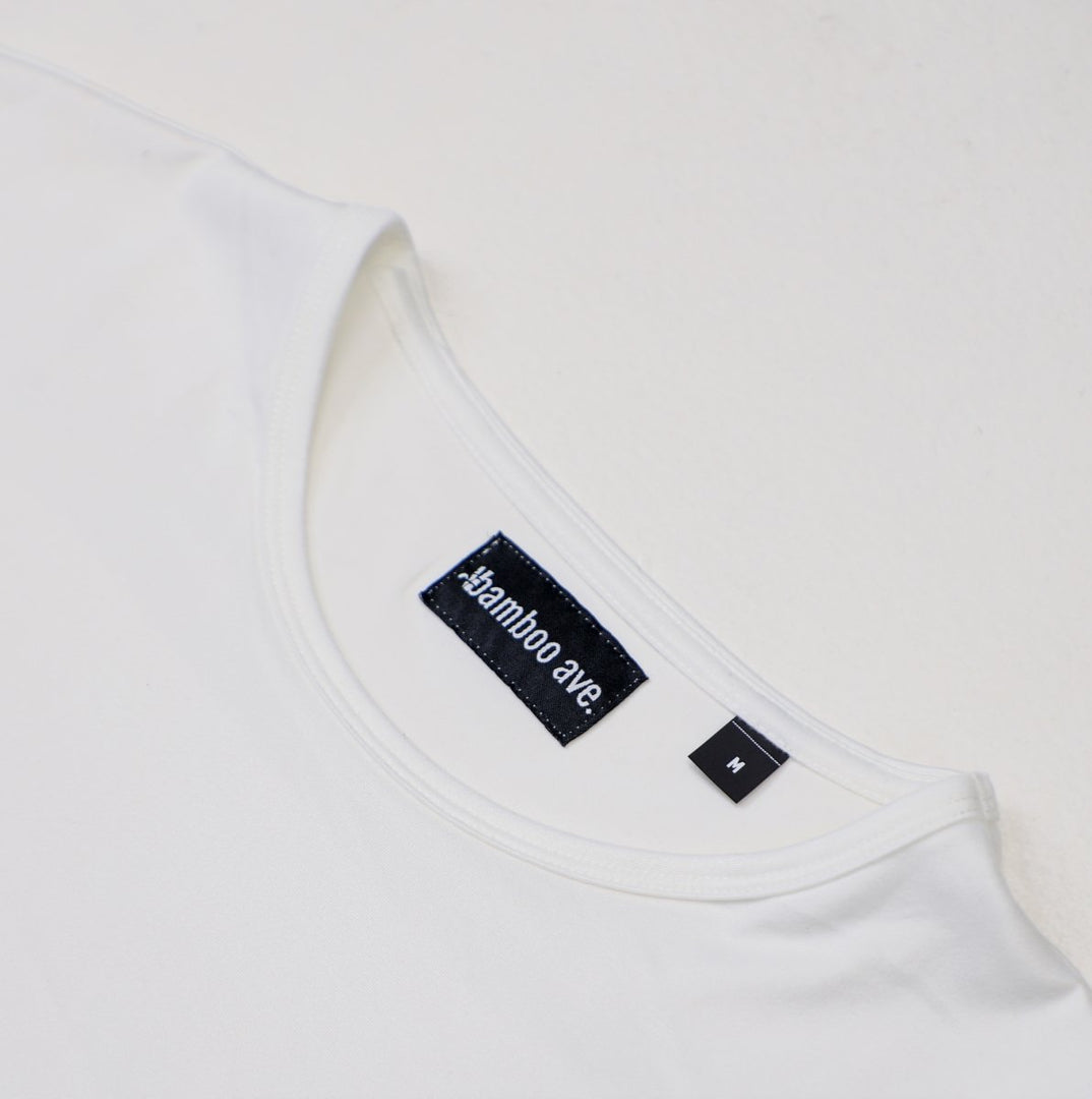 Day N Nite Tee | White Tee | Buy Constant White Color Tshirt – Bamboo Ave.