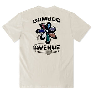 Floral Graphic Tee - Tan - Bamboo Ave. -