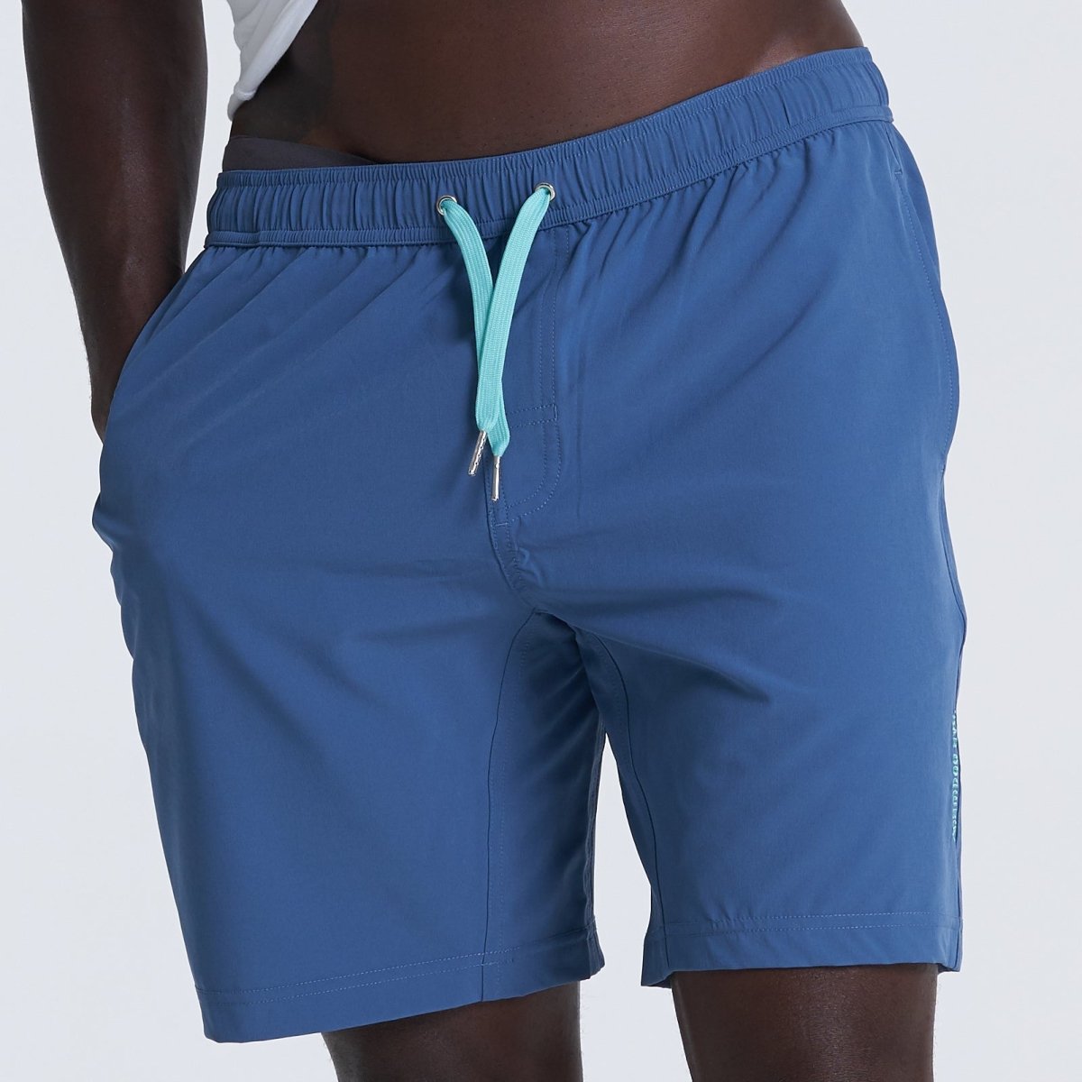 Heat Waves 7" - Blue Shorts - Bamboo Ave. - Men's Shorts