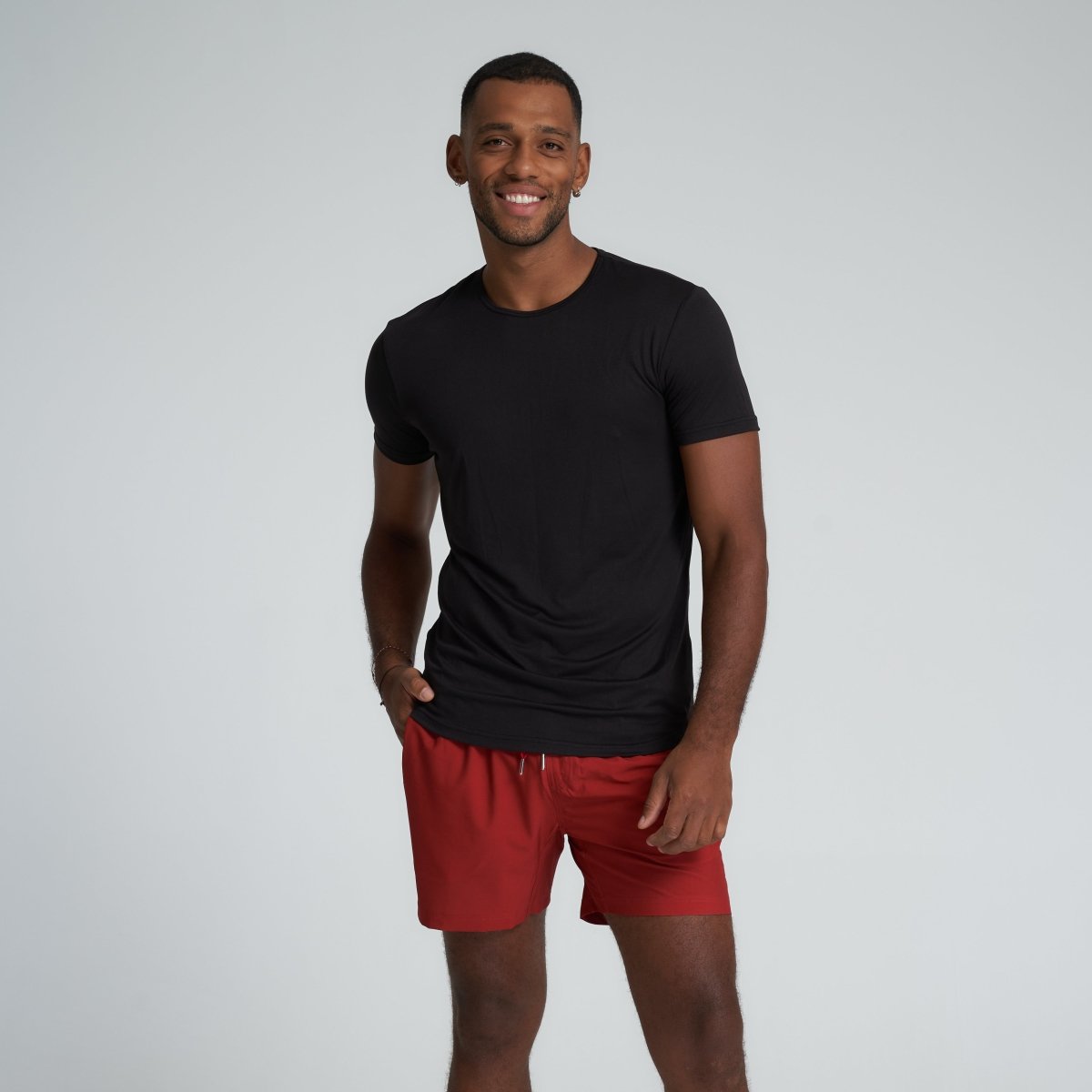 Jumpman 5” - Red Shorts - Bamboo Ave. - Men's Shorts