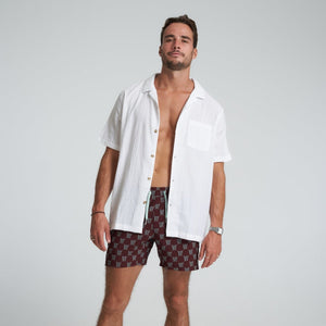 The Motto 5” - Chocolate Brown Shorts - Bamboo Ave. - Men's Shorts