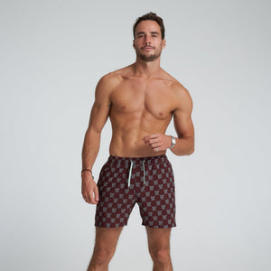 The Motto 5” - Chocolate Brown Shorts - Bamboo Ave. - Men's Shorts