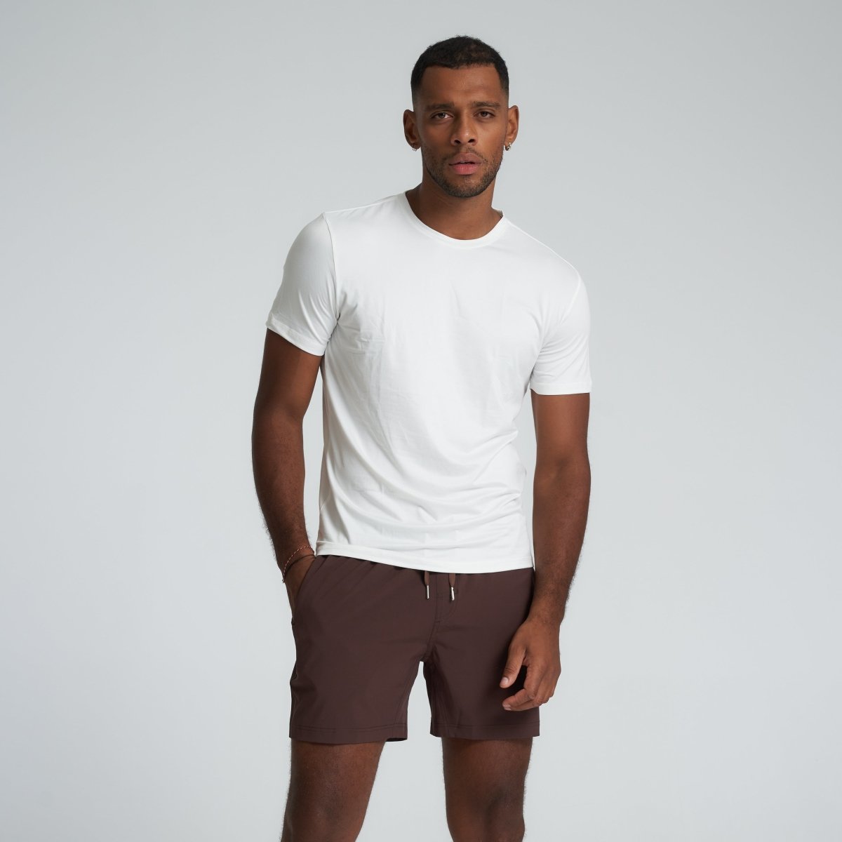 Tunnel Vision 5” - Brown Shorts - Bamboo Ave. - Men's Shorts